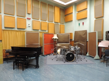 A recording room in the Albany Street Studios