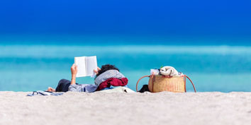person on beach 
